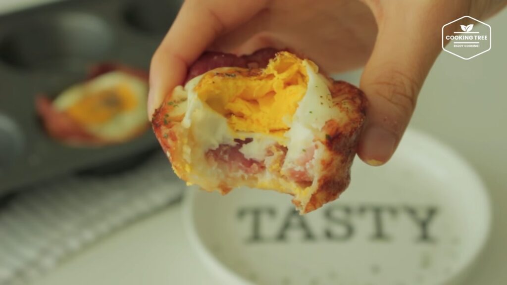 Bacon Egg Toast Cup Recipe Cooking tree