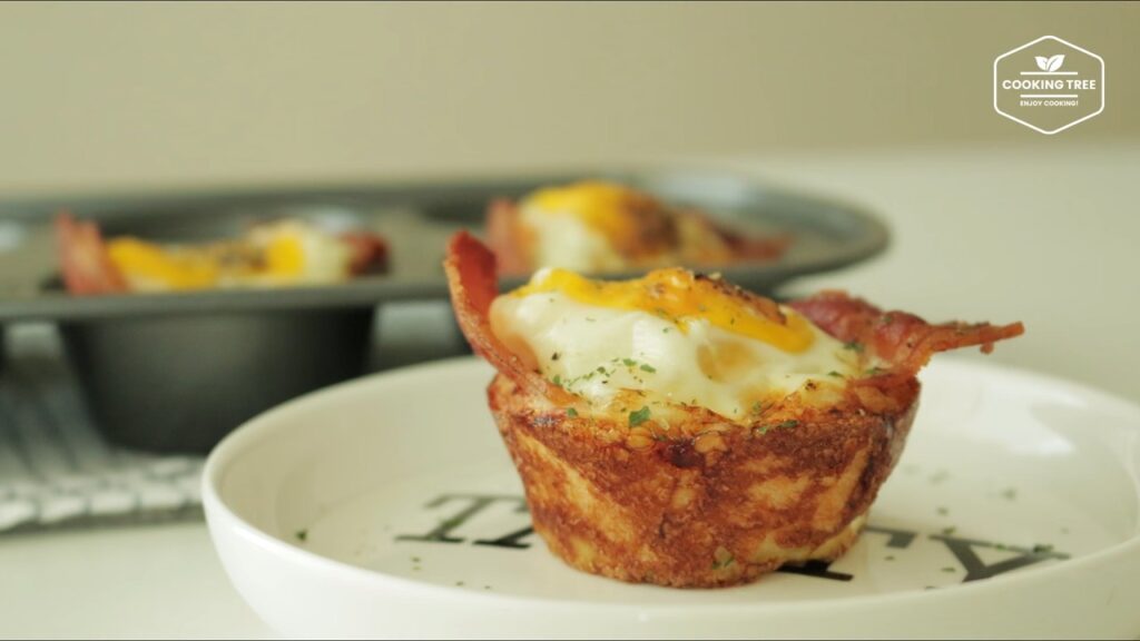 Bacon Egg Toast Cup Recipe Cooking tree