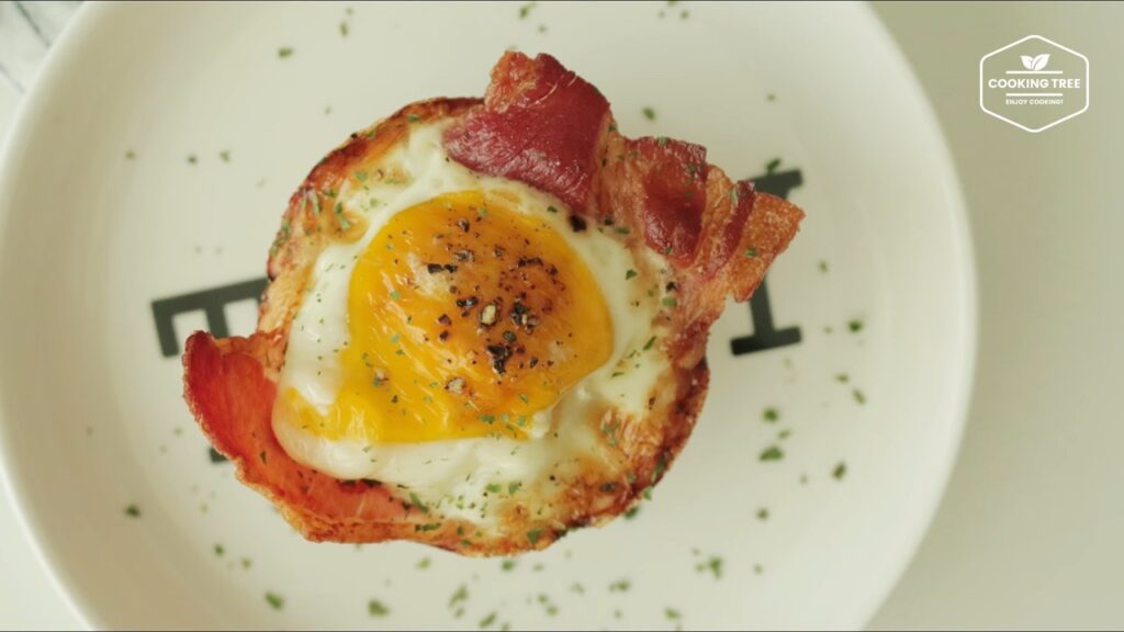 Bacon Egg Toast Cup Recipe Cooking tree