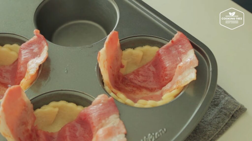 Bacon Egg Toast Cup Recipe Cooking tree