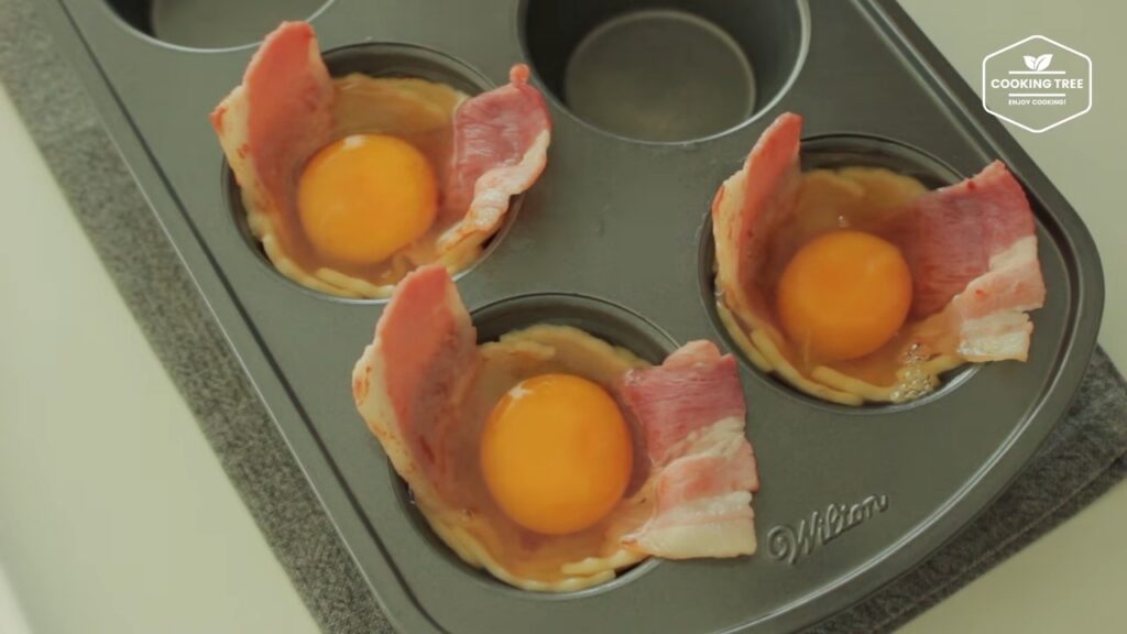 Bacon Egg Toast Cup Recipe Cooking tree