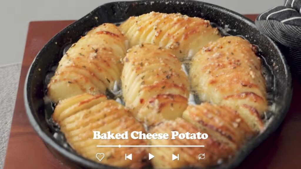 Baked Cheese Potato Recipe Cooking tree