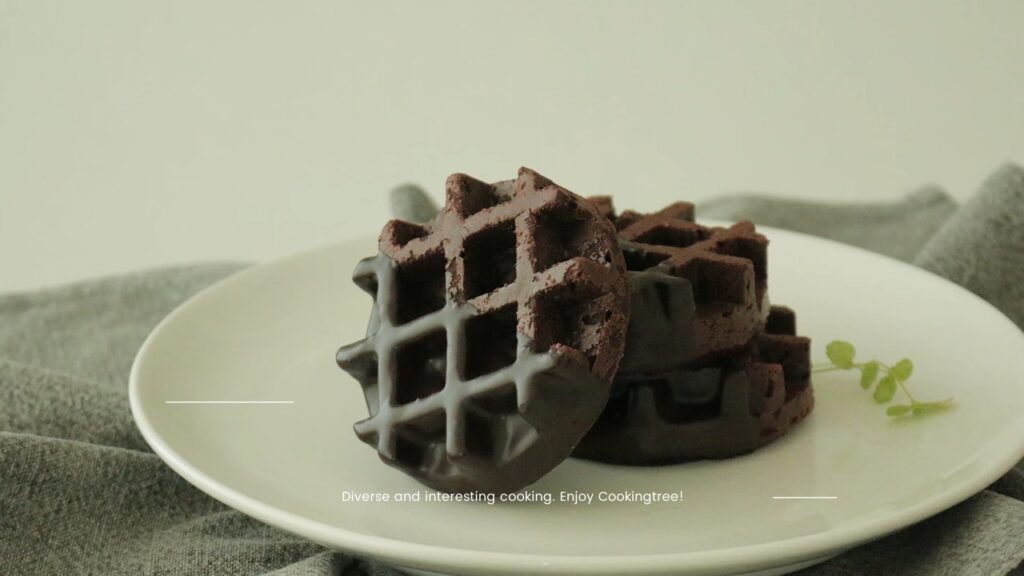 Baked Chocolate Waffle Donuts Recipe Cooking tree