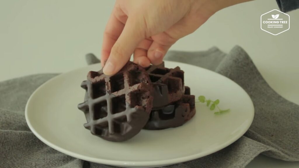 Baked Chocolate Waffle Donuts Recipe Cooking tree