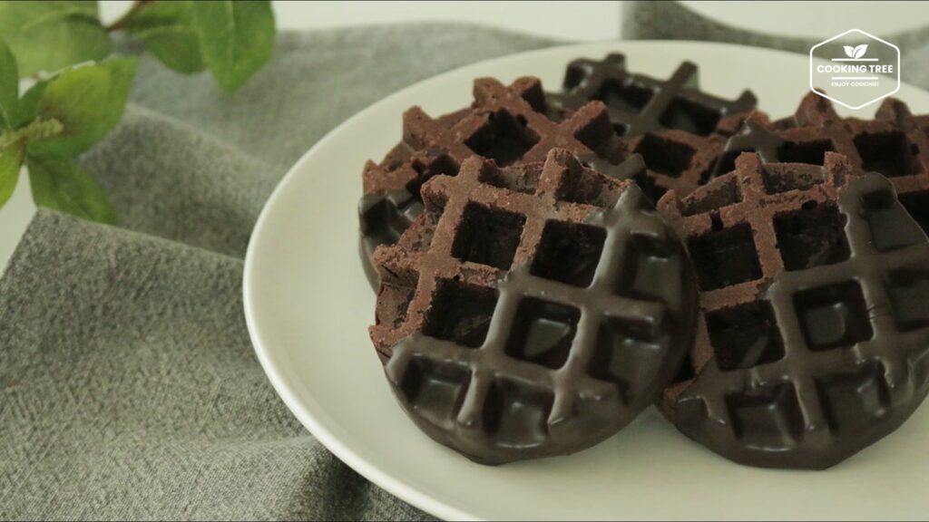 Baked Chocolate Waffle Donuts Recipe Cooking tree