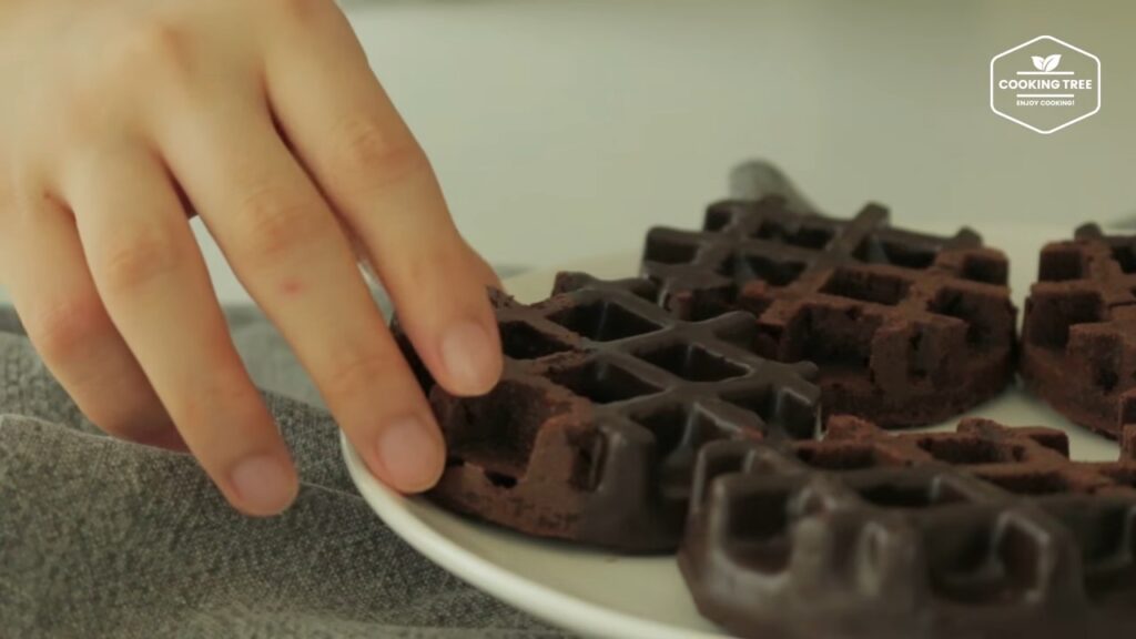 Baked Chocolate Waffle Donuts Recipe Cooking tree