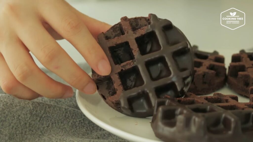 Baked Chocolate Waffle Donuts Recipe Cooking tree