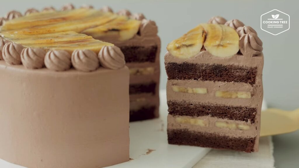 Banana Chocolate Cream Cake Recipe Cooking tree