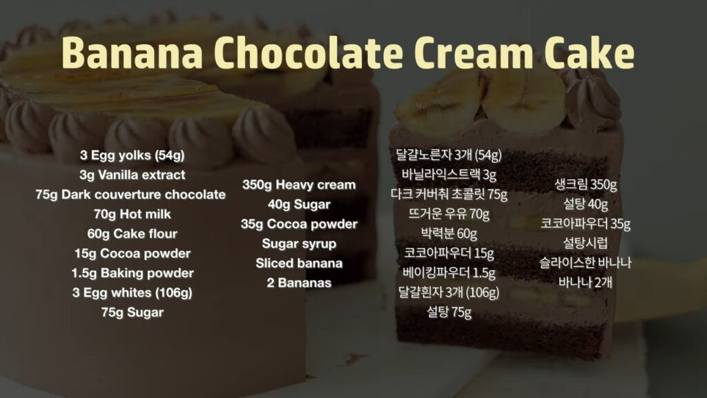 Banana Chocolate Cream Cake Recipe Cooking tree