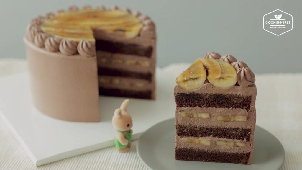 Banana Chocolate Cream Cake Recipe Cooking tree