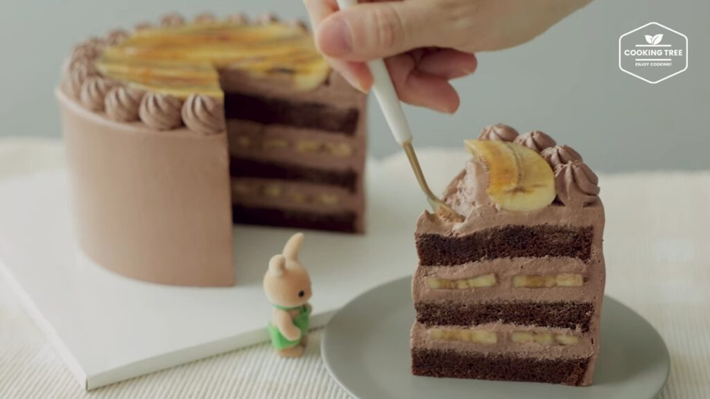 Banana Chocolate Cream Cake Recipe Cooking tree