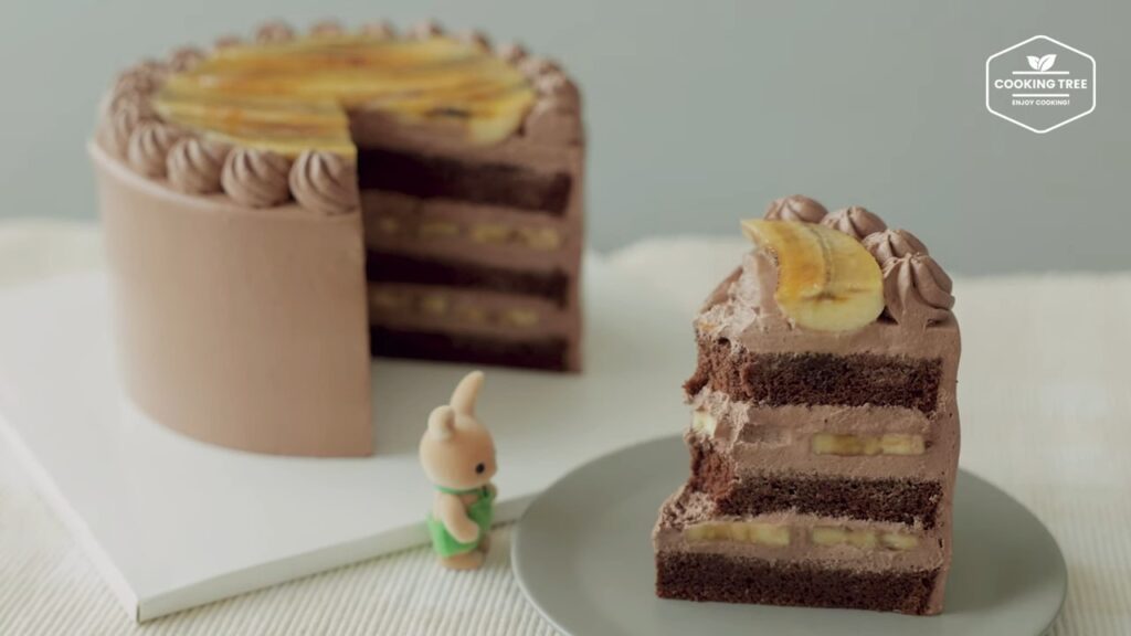 Banana Chocolate Cream Cake Recipe Cooking tree