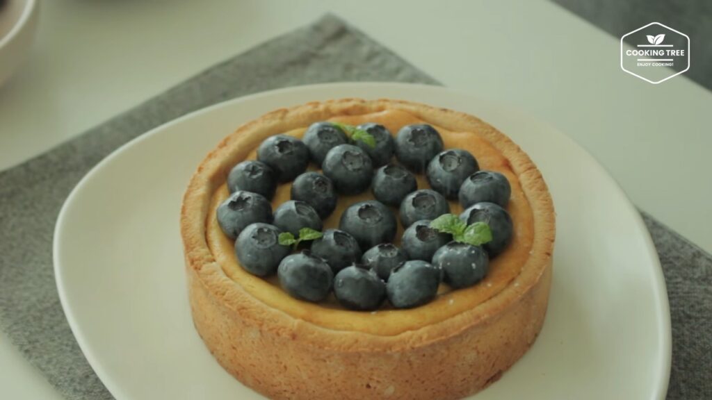 Blueberry cheese tart Recipe Cooking tree