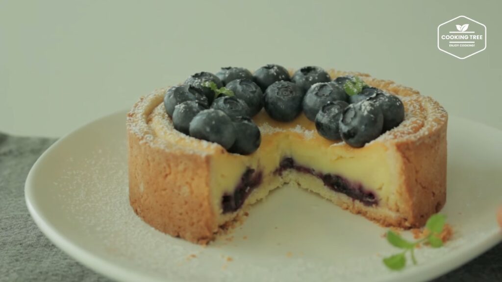 Blueberry cheese tart Recipe Cooking tree