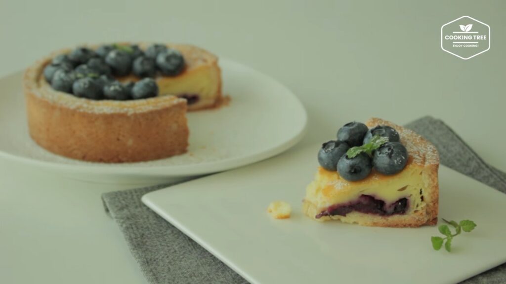 Blueberry cheese tart Recipe Cooking tree