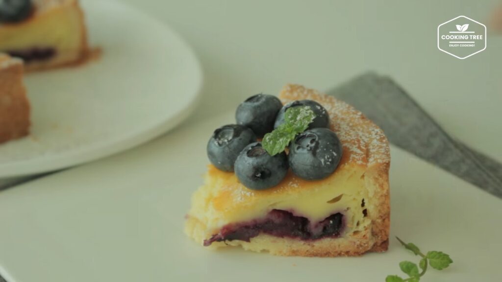 Blueberry cheese tart Recipe Cooking tree