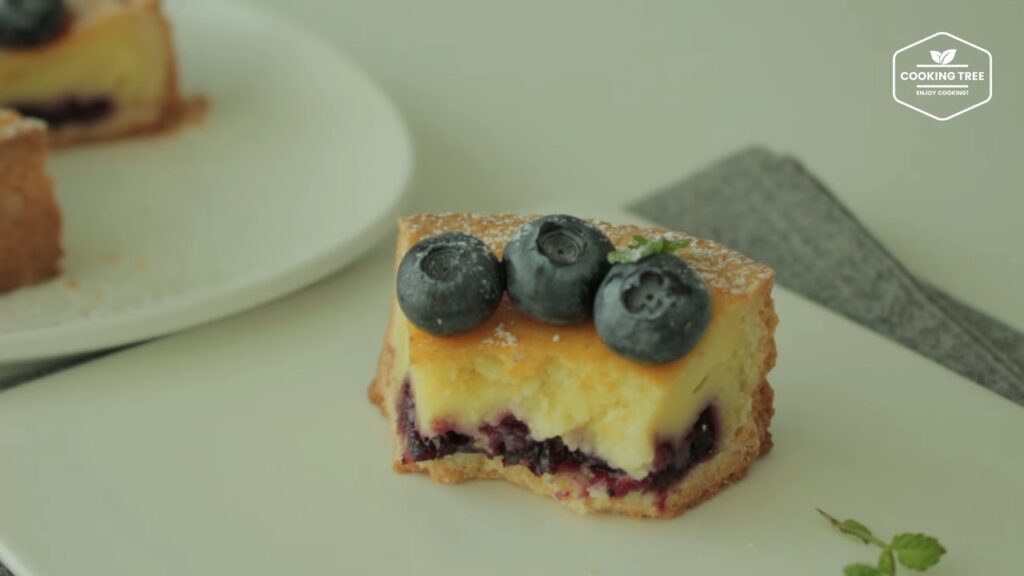 Blueberry cheese tart Recipe Cooking tree