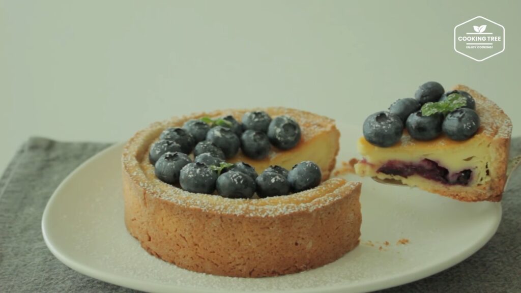 Blueberry cheese tart Recipe Cooking tree