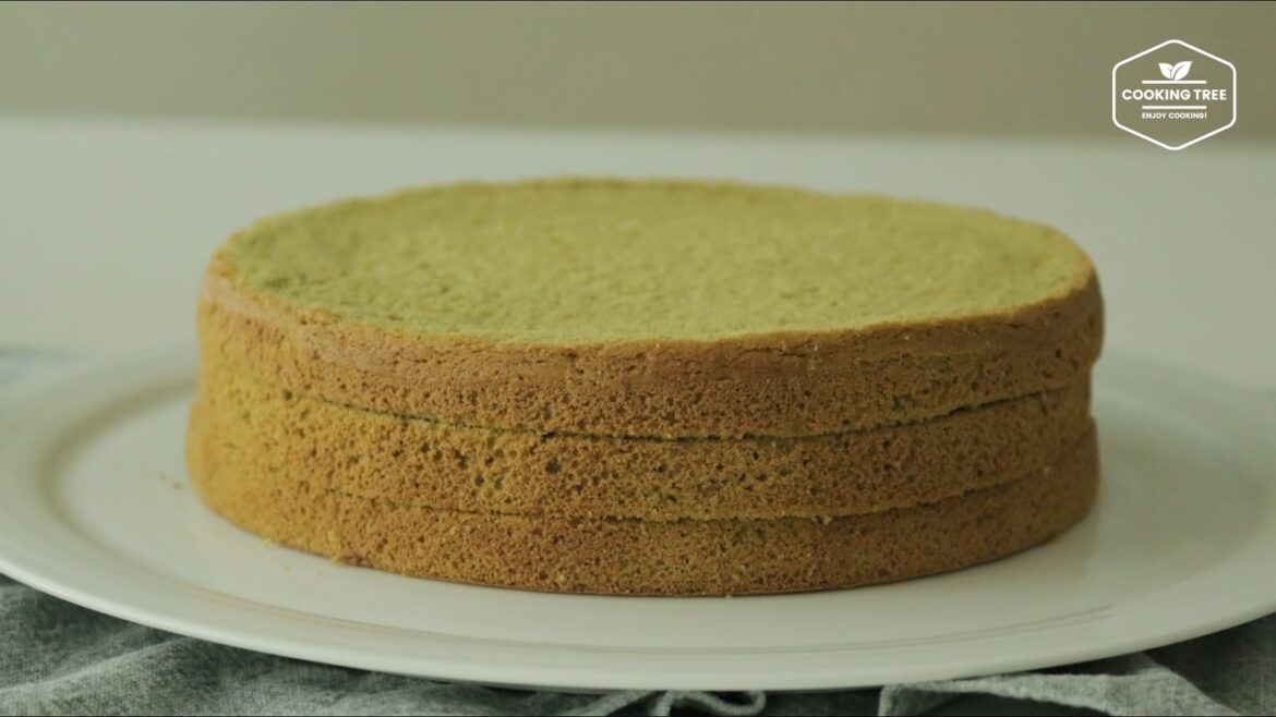 Choco and Green Tea Sponge cake sheet Recipe Cooking tree