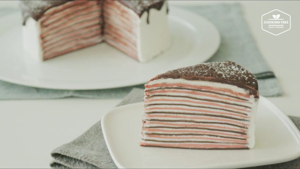 Chocolate strawberry crepe cake Recipe Cooking tree