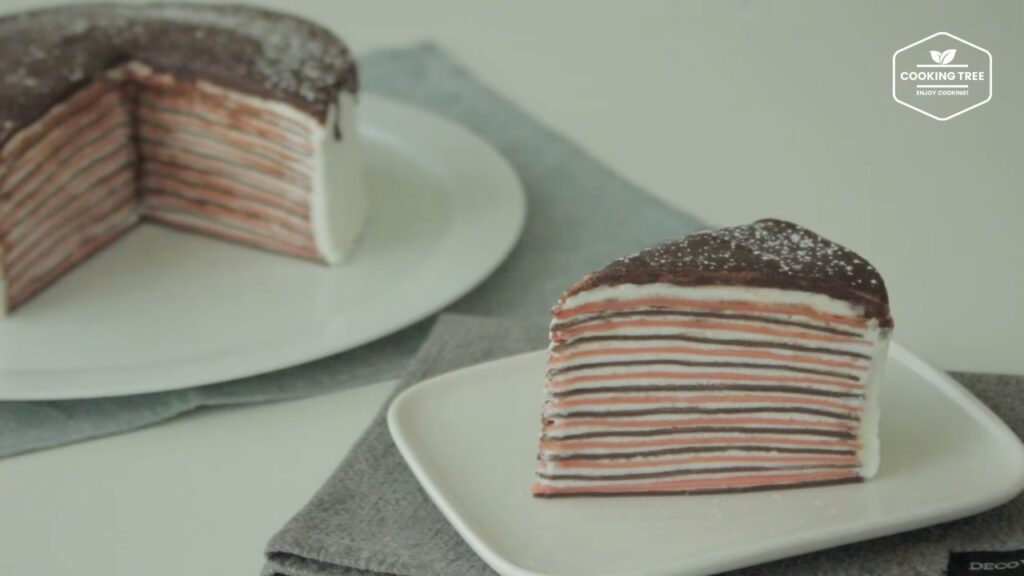 Chocolate strawberry crepe cake Recipe Cooking tree