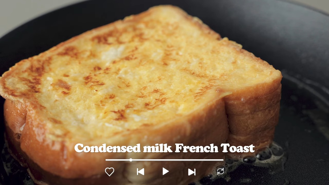 Condensed milk French Toast Cooking Tree
