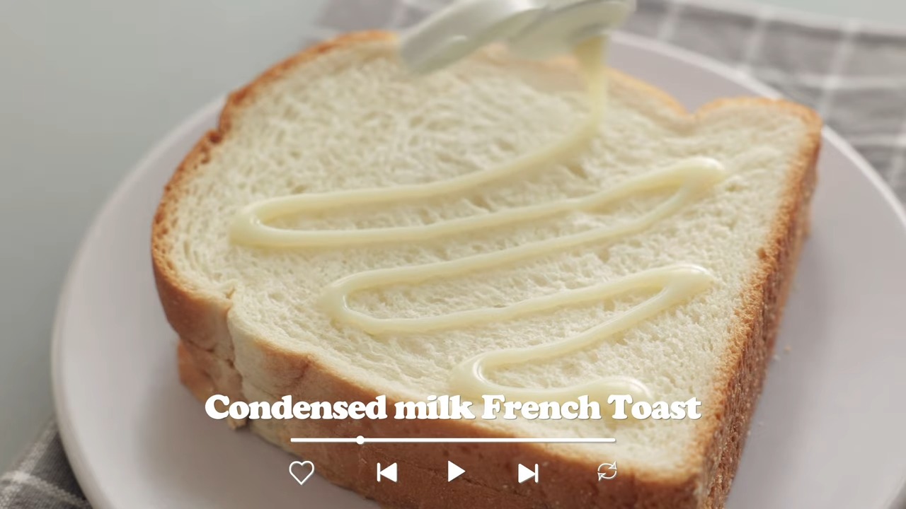 Condensed milk French Toast Cooking Tree
