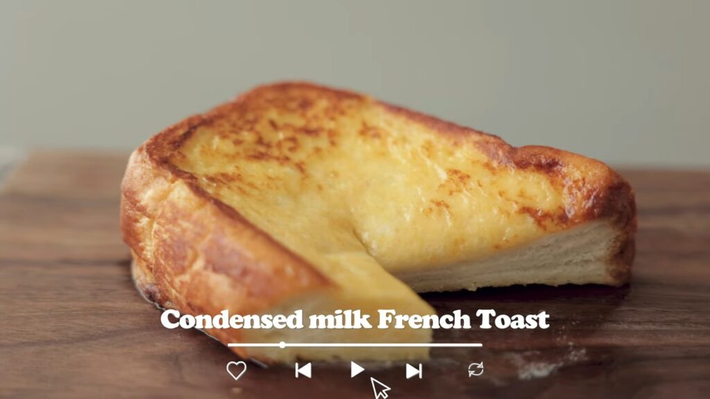 Condensed milk French Toast Cooking tree