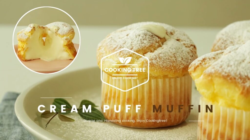 Cream Puff muffin Recipe Choux Cooking tree