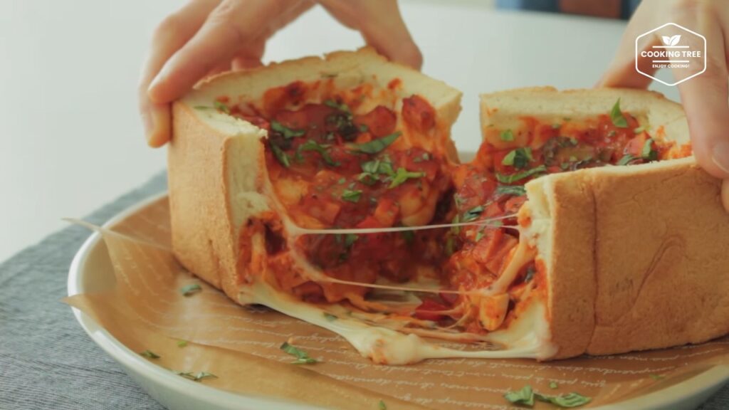 Deep Dish Pizza Recipe Cooking tree