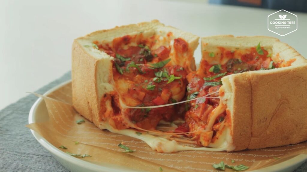Deep Dish Pizza Recipe Cooking tree