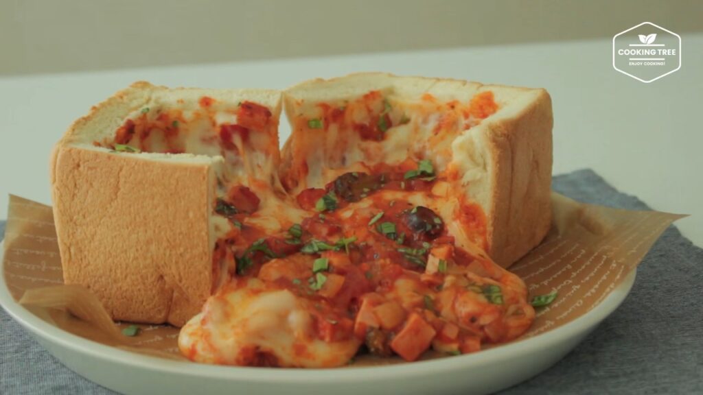 Deep Dish Pizza Recipe Cooking tree