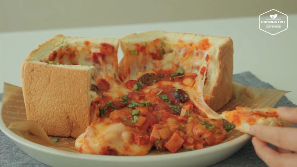 Deep Dish Pizza Recipe Cooking tree