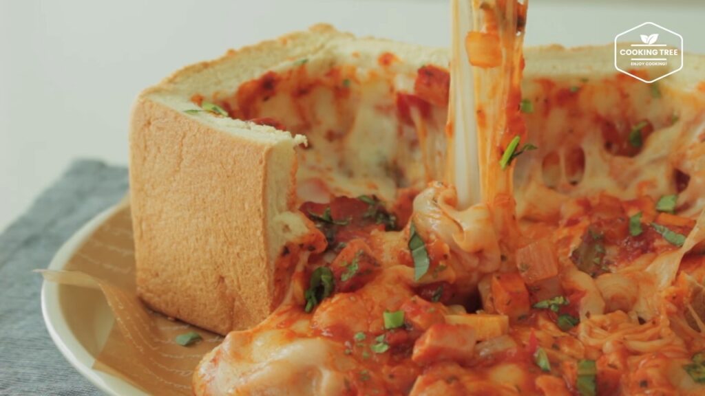 Deep Dish Pizza Recipe Cooking tree