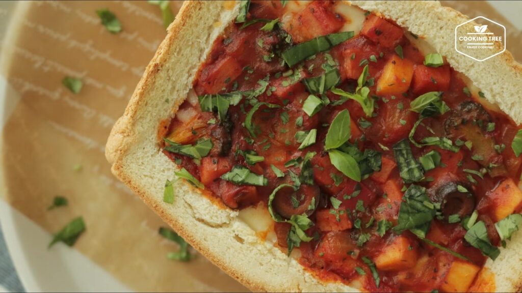 Deep Dish Pizza Recipe Cooking tree