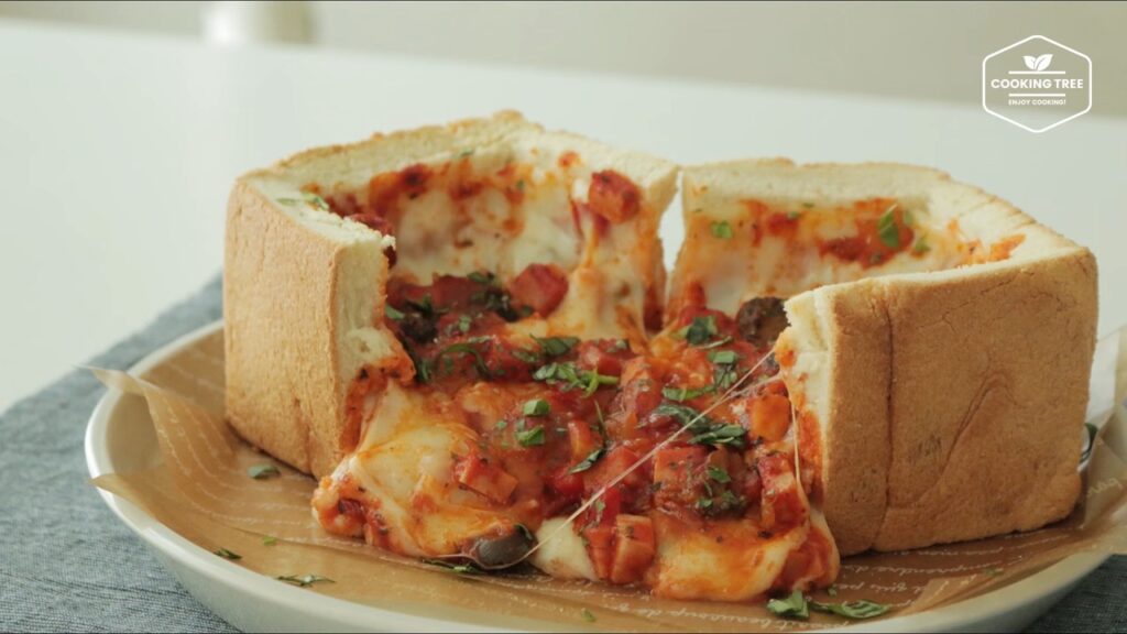 Deep Dish Pizza Recipe Cooking tree