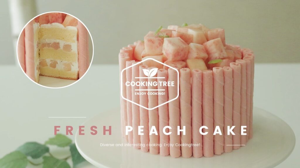 Fresh Peach Cake Recipe Cooking tree