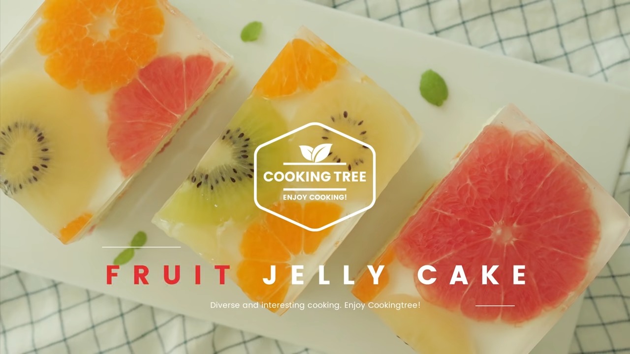 Fruit Jelly Cake Recipe