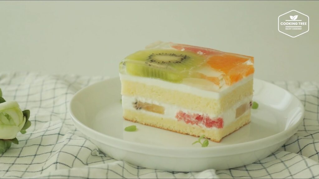 Fruit Jelly Cake Recipe Cooking tree