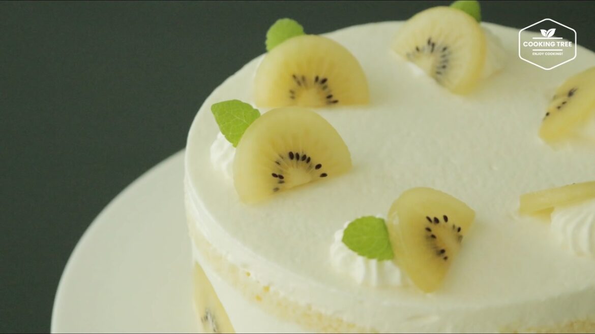 Golden kiwi cake Recipe Cooking tree