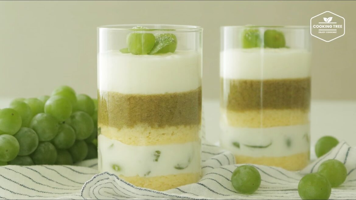 Green grape Yogurt cream cake Cooking tree