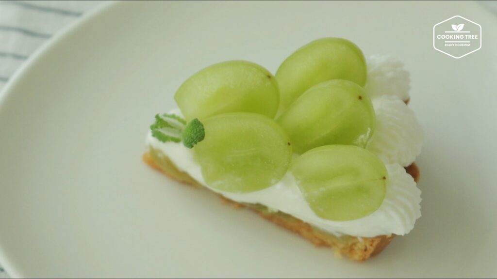 Green grape tart Recipe Cooking tree