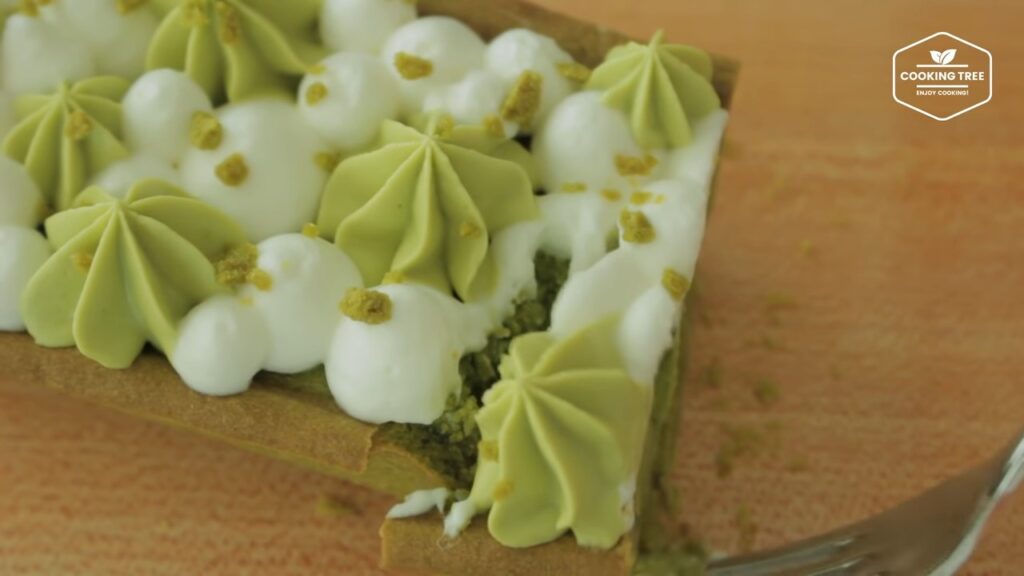 Green tea Matcha cheese tart Recipe Cooking tree