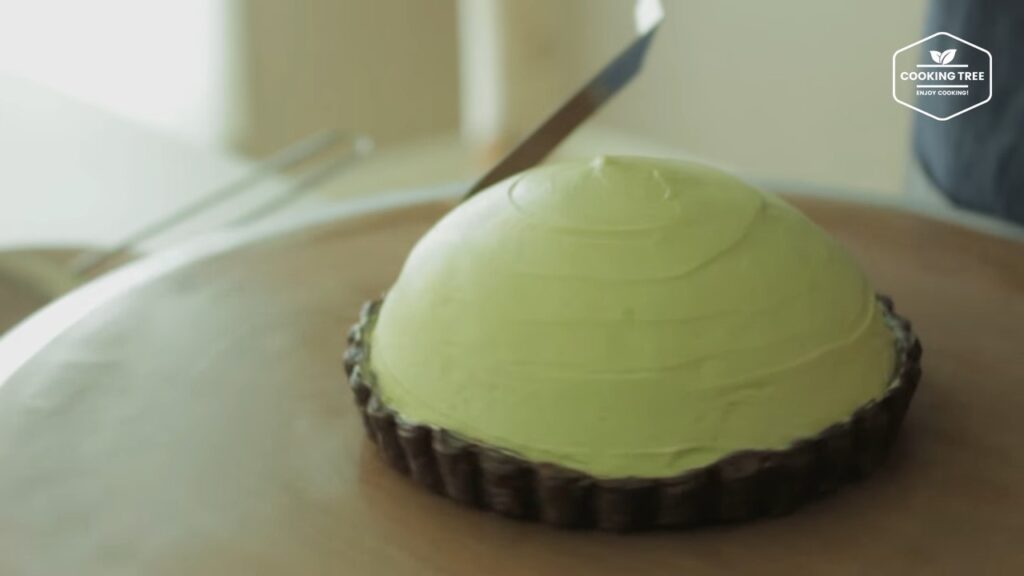 Green tea Tiramisu tart Matcha tart Cooking tree