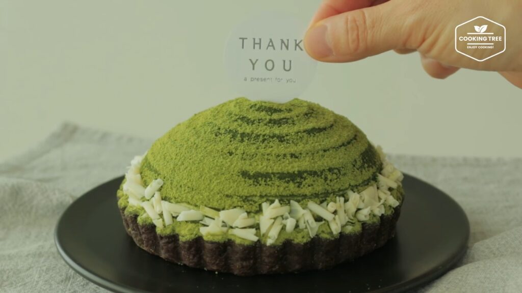 Green tea Tiramisu tart Matcha tart Cooking tree