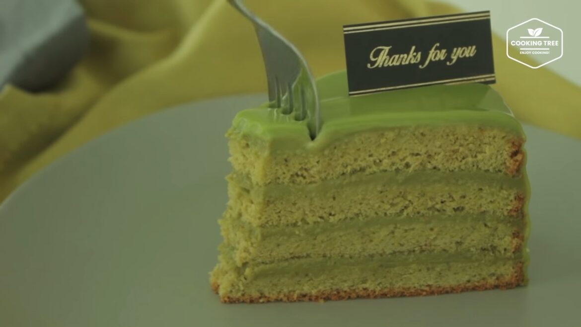 Green tea Torte Cake Recipe (Matcha Glaze Cake)