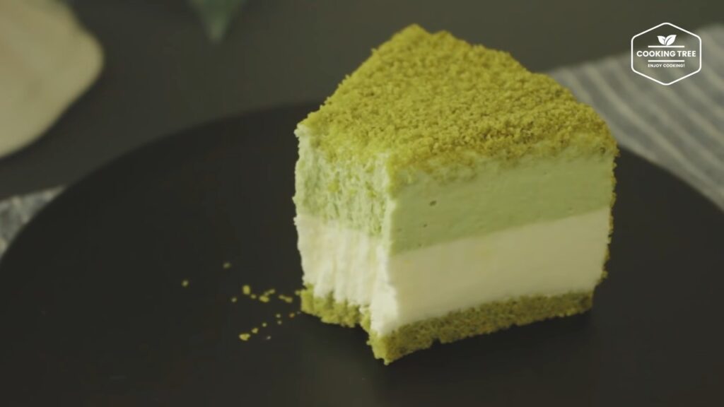 Green tea cheesecake Recipe Matcha Mousse cake Cooking tree