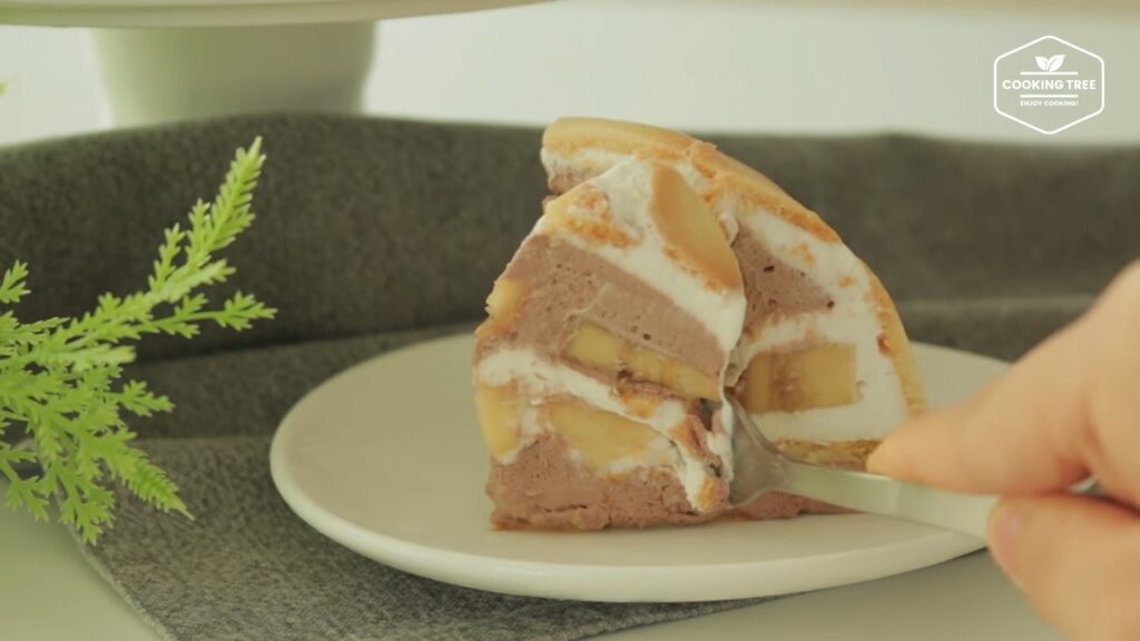 Heart biscuit dome cake Recipe No Bake Banana Cake Cooking tree