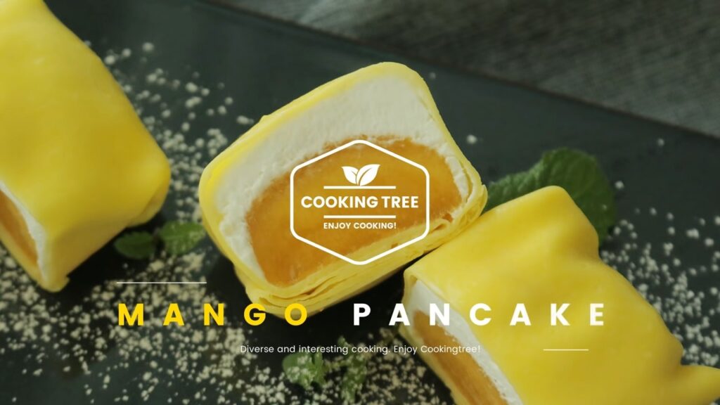 Hong kong style Mango pancake Mango crepe Cooking tree