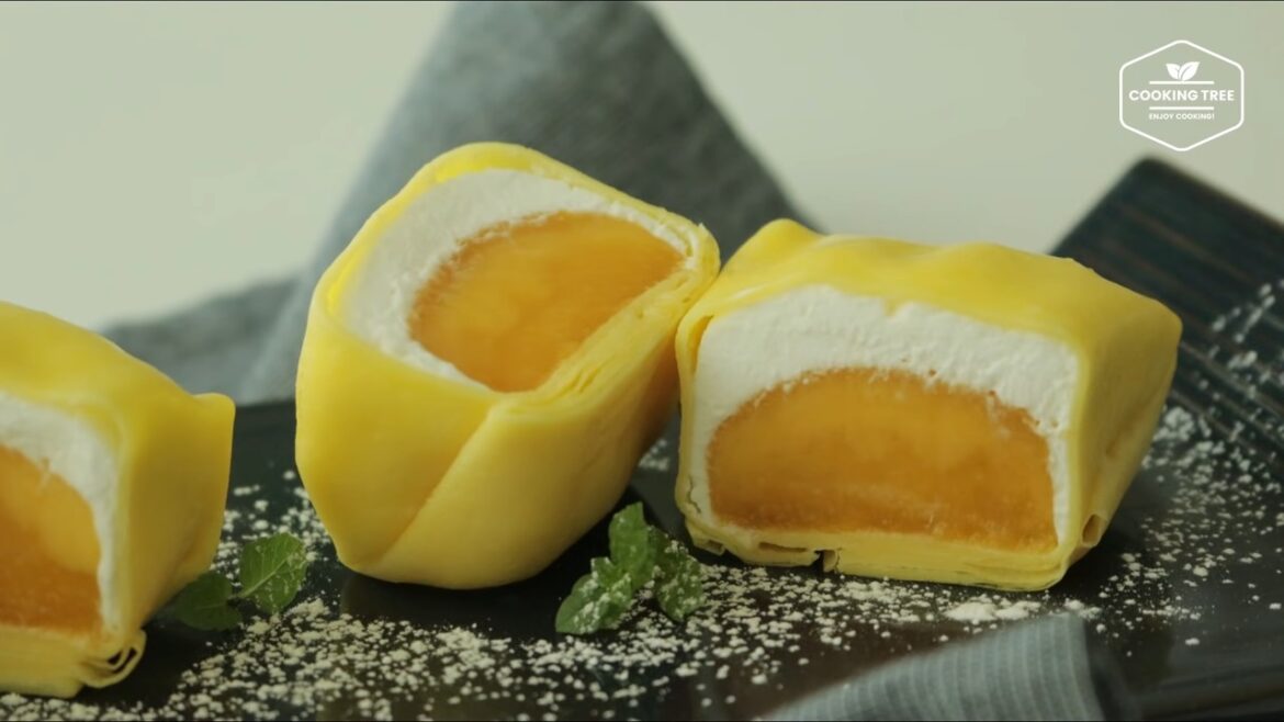 Hong kong style Mango pancake Mango crepe Cooking tree Hong kong style Mango pancake Mango crepe Cooking tree